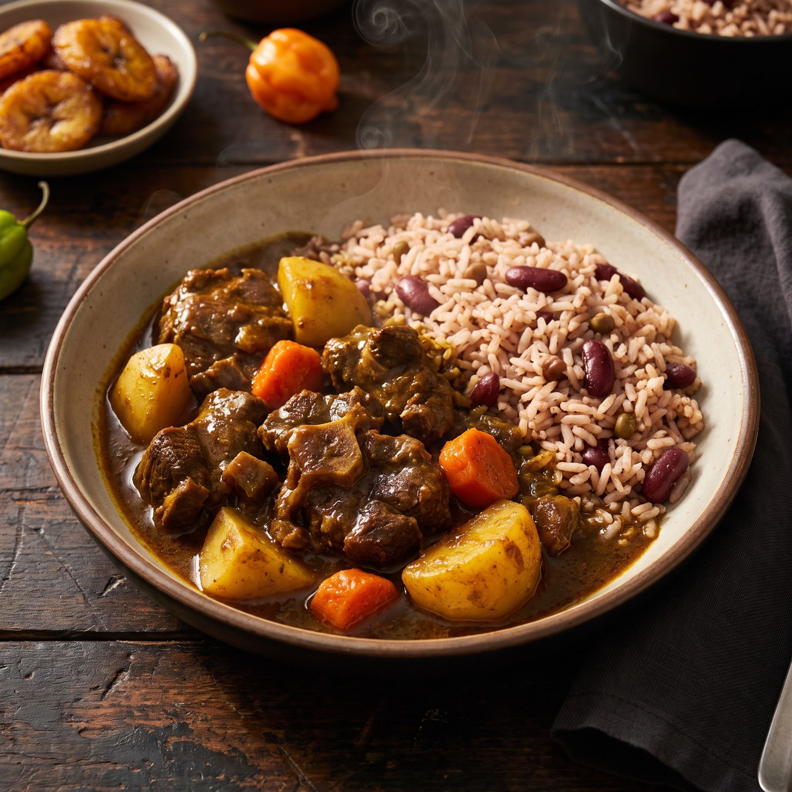 Curry goat, Kitchen Hut